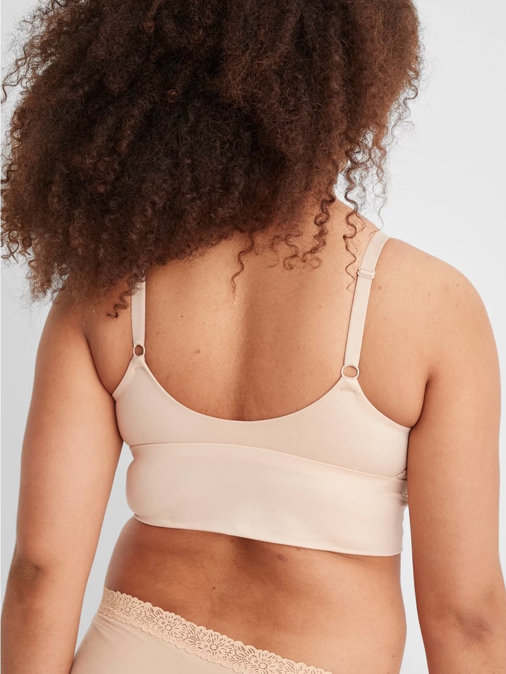 Aerie Sunnie Blossom Lace Padded Triangle Bralette Extra Support Size L (D) - Picture 2 of 13